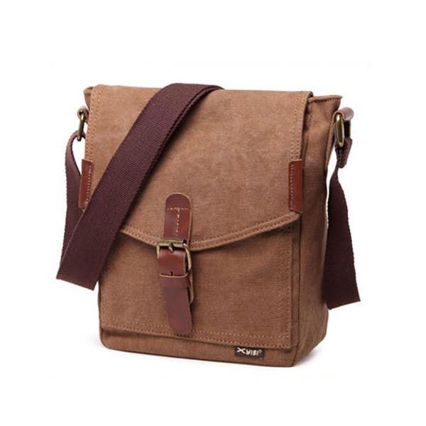 Canvas Leisure Skulderveske Messenger Bag For Men