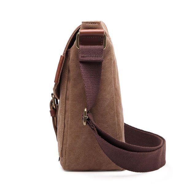 Canvas Leisure Skulderveske Messenger Bag For Men