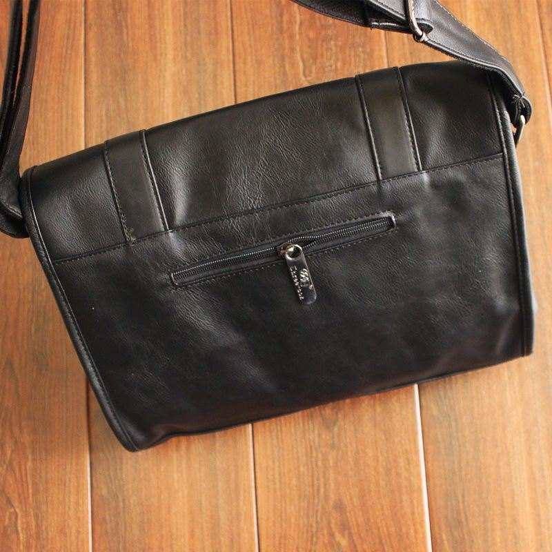 Casual Messenger Bag Med Stor Kapasitet Crossbody-veske For Menn