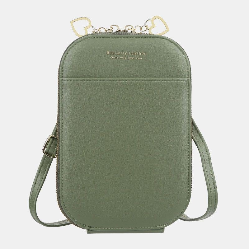 Dame 4-kortspor 6.5 Tommers Telefonveske Oval Bag Crossbody-veske