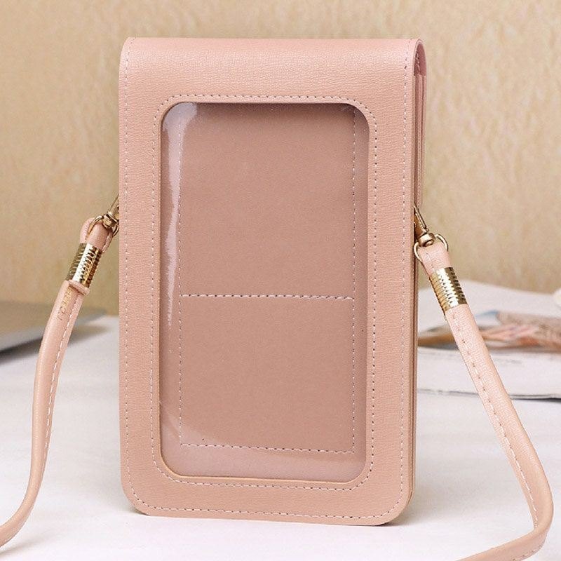 Dame 6.3 Tommers Berøringsskjerm Crossbody-veske Telefonveske Skulderveske