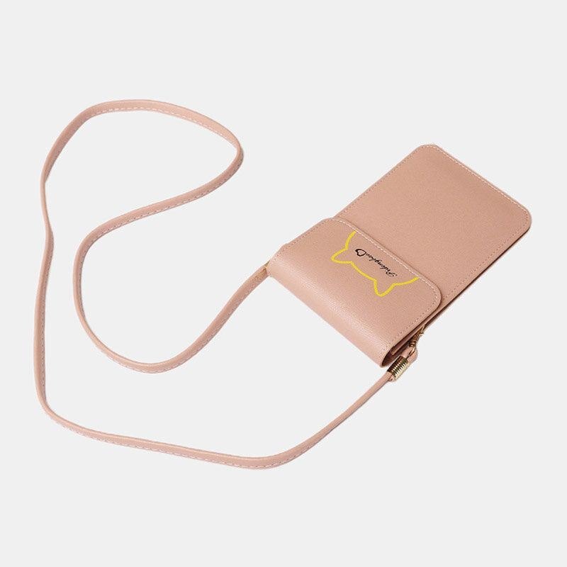 Dame 6.3 Tommers Berøringsskjerm Crossbody-veske Telefonveske Skulderveske