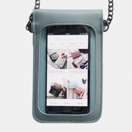 Dame 6.3 Tommers Berøringsskjermkjede Uformelt Telefonveske Crossbody-veske Skulderveske