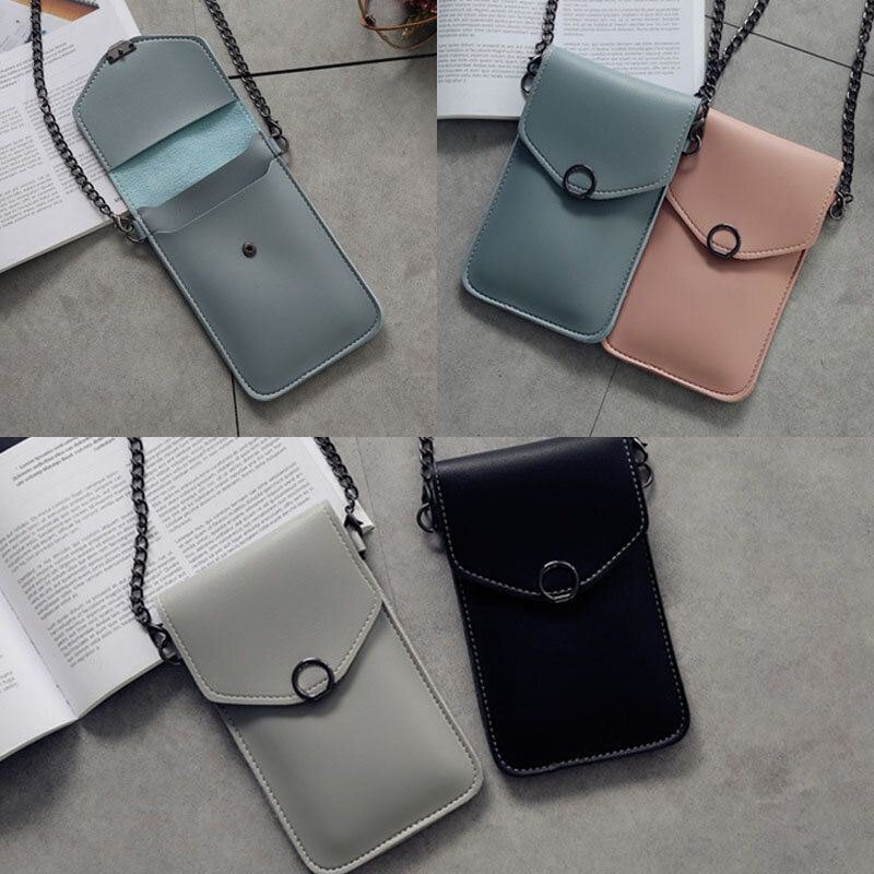 Dame 6.3 Tommers Berøringsskjermkjede Uformelt Telefonveske Crossbody-veske Skulderveske