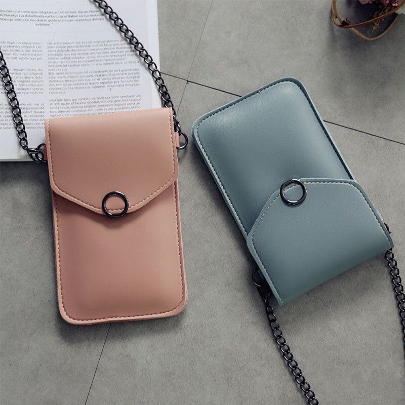 Dame 6.3 Tommers Berøringsskjermkjede Uformelt Telefonveske Crossbody-veske Skulderveske