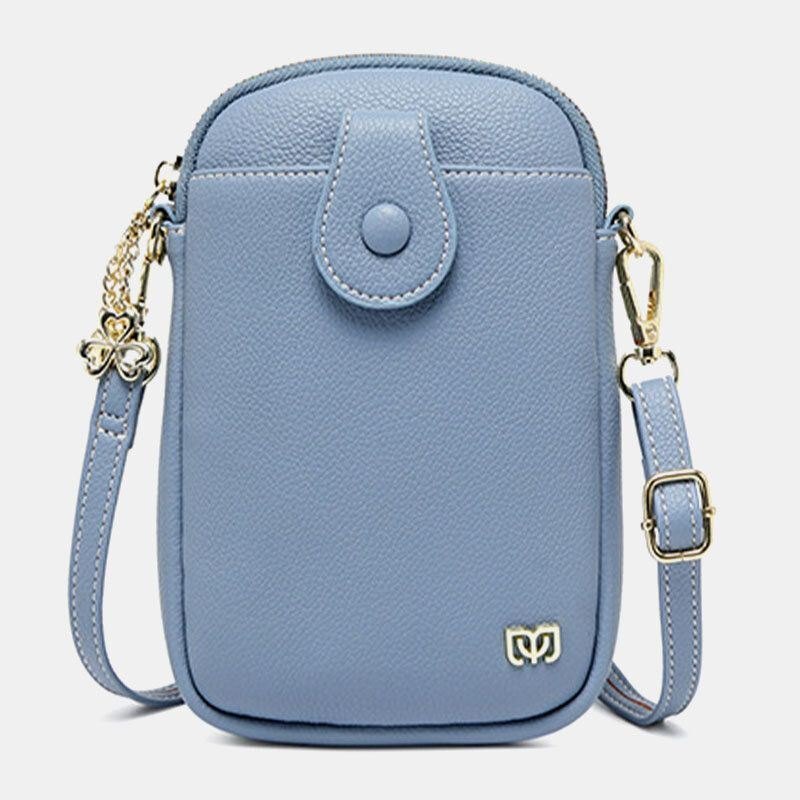 Dame 6.3 Tommers Iphone Solid Vanntett Crossbody Bag Telefonveske