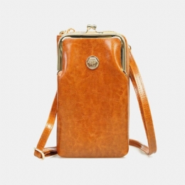 Dame 9 Kortspor 6.3 Tommers Telefonveske Solid Crossbody-veske