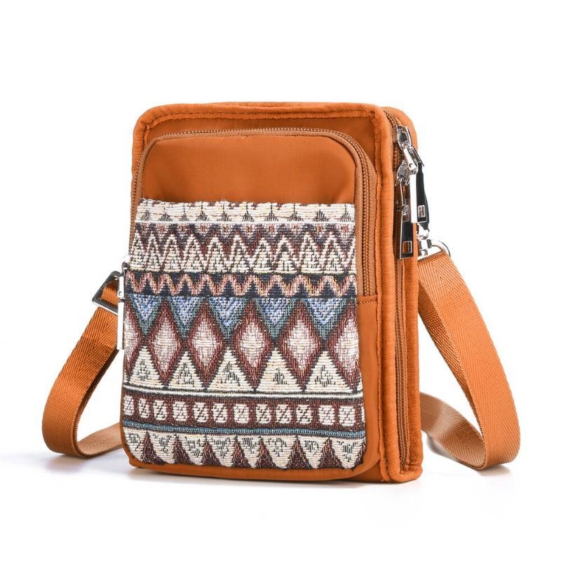 Dame Canvas Bohemian Skulder Crossbody Bag