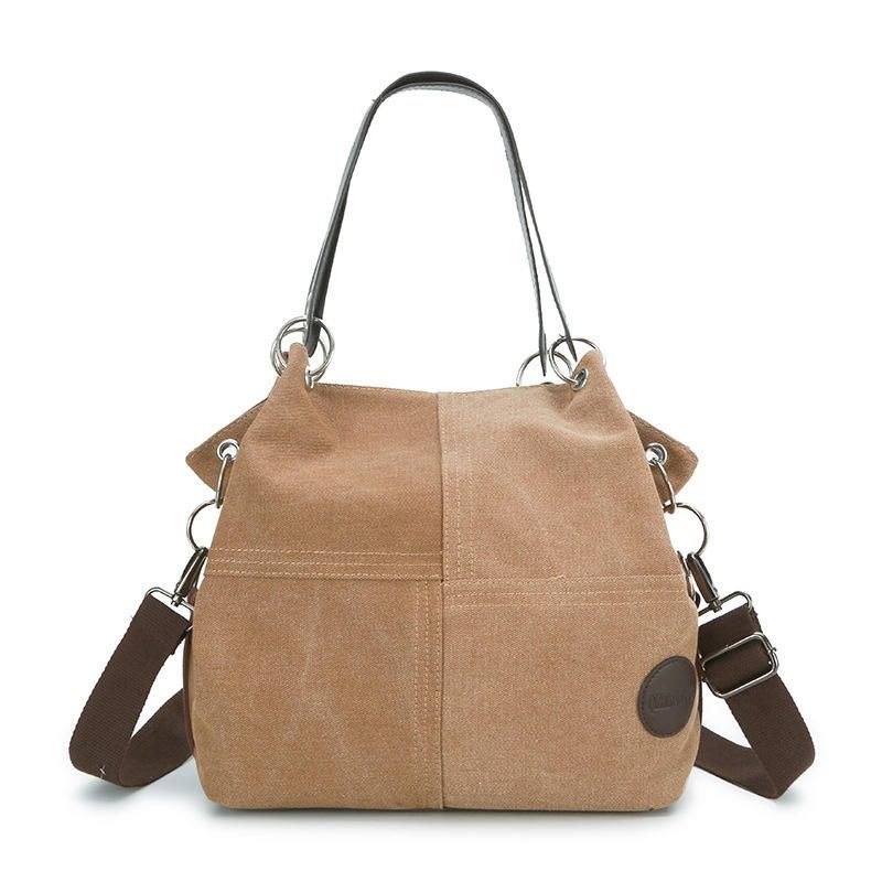 Dame Casual Canvas Multi-carry Håndveske Skulderveske