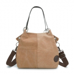 Dame Casual Canvas Multi-carry Håndveske Skulderveske