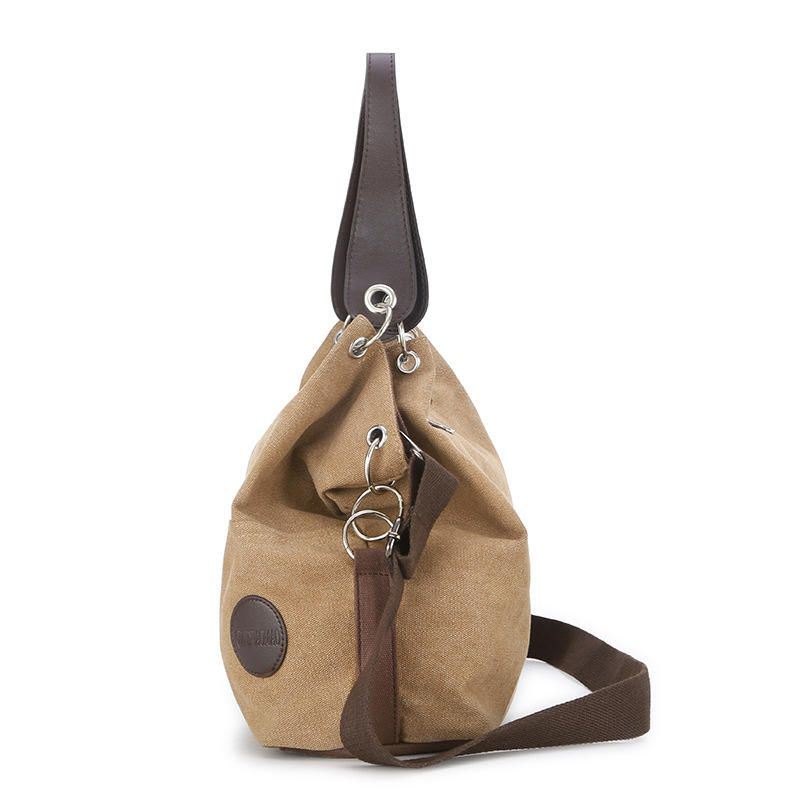 Dame Casual Canvas Multi-carry Håndveske Skulderveske