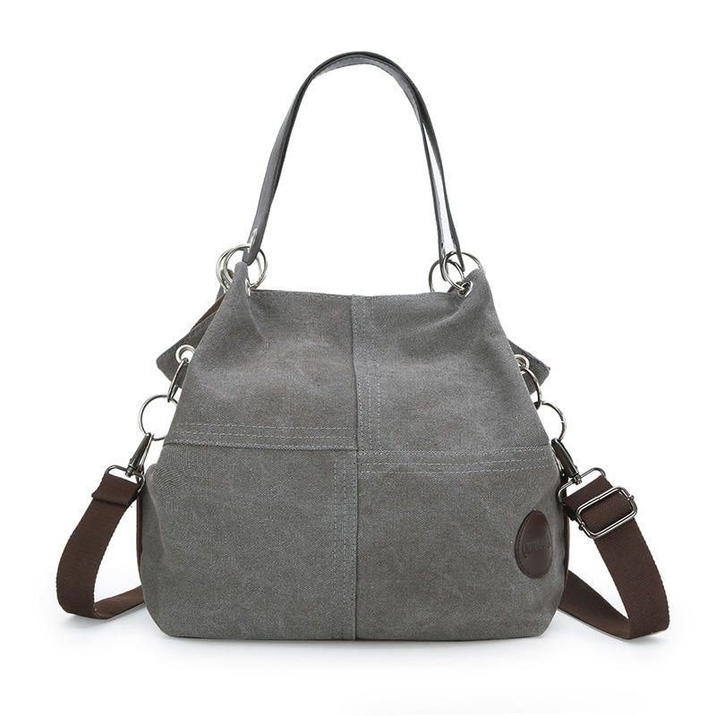 Dame Casual Canvas Multi-carry Håndveske Skulderveske