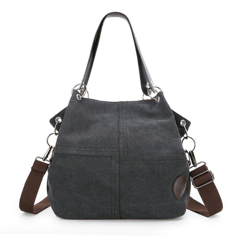 Dame Casual Canvas Multi-carry Håndveske Skulderveske