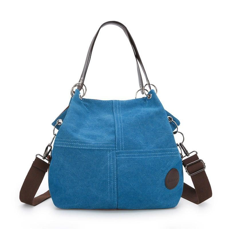 Dame Casual Canvas Multi-carry Håndveske Skulderveske