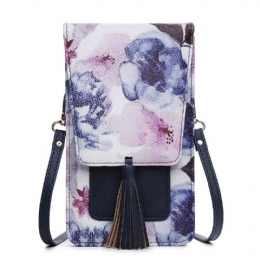 Dame Casual Flerfarget Flower National Telefonveske