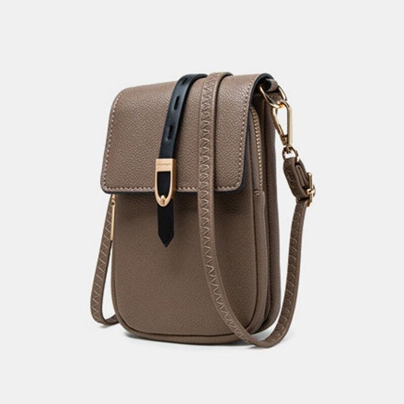 Dame Casual Patchwork 6.3 Tommers Telefonveske Crossbody-veske