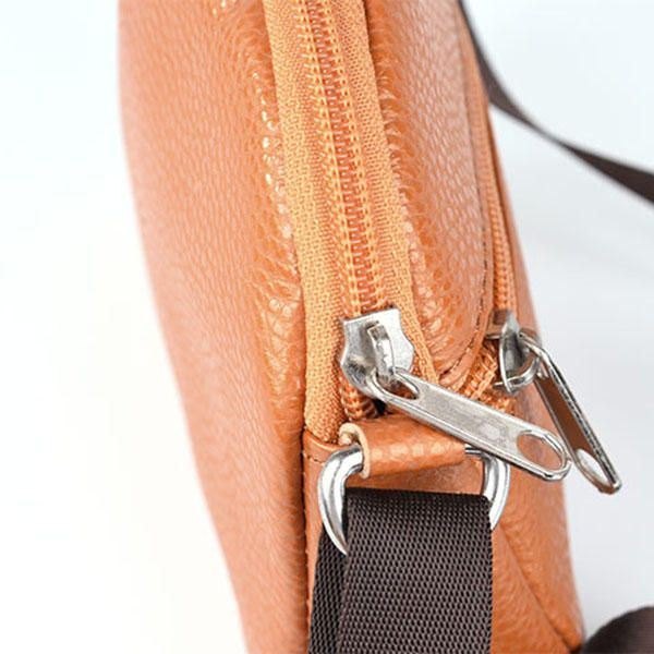 Dame Ekte Skinn Kuskinn Uformell Skulderveske Telefonveske Crossbody-veske