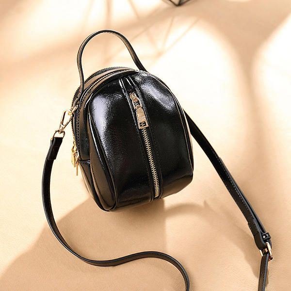 Dame Faux Leather Wild Crossbody Bag Mote Shell Bag