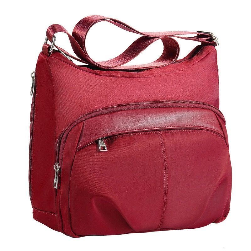 Dame Fritid Nylon Multifunksjonell Skulderveske Med Stor Kapasitet Crossbody-veske