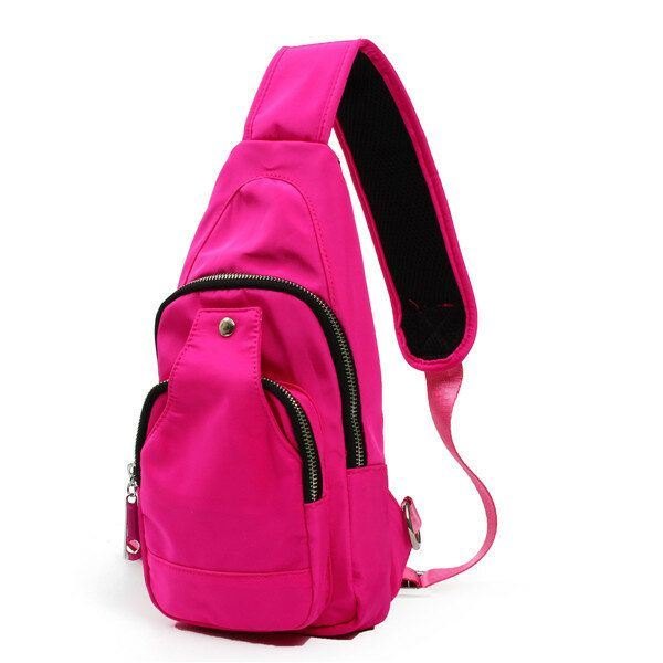 Dame Herre Nylon Brystvesker Sport Vanntette Crossbody-vesker Uformelle Utendørsvesker