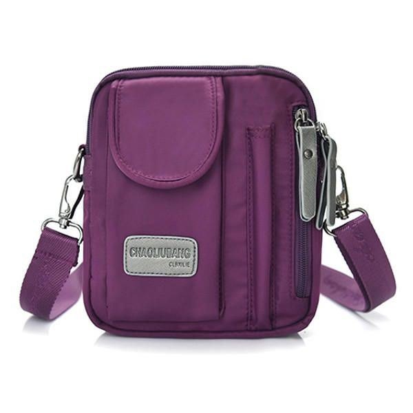 Dame Herre Nylon Lett Vanntette Messenger Bags Uformelle Skuldervesker Messenger Bags