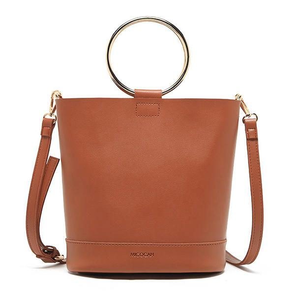 Dame Kule Pu Bøttevesker Crossbody-vesker