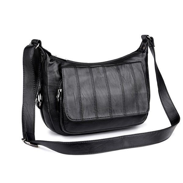 Dame Mykt Skinn Fritid Crossbody-vesker Messenger-vesker