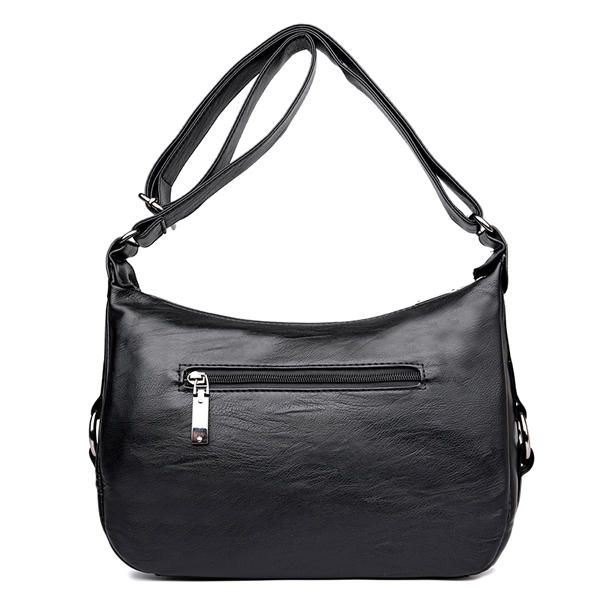 Dame Mykt Skinn Fritid Crossbody-vesker Messenger-vesker