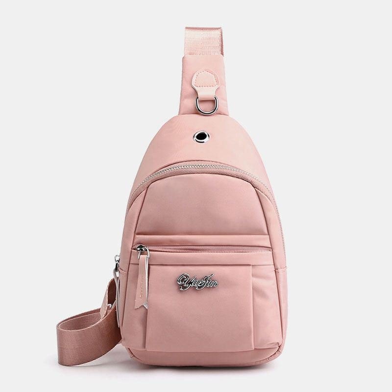 Dame Nylon Vanntett Brystveske Crossbody-veske