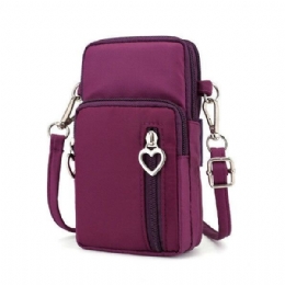 Dame Nylon Vanntett Crossbody Bag