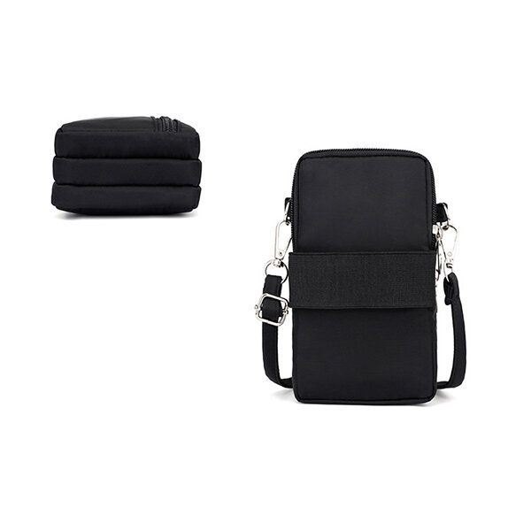 Dame Nylon Vanntett Crossbody Bag