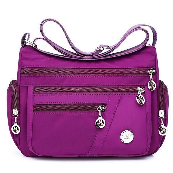 Dame Nylon Vanntett Crossbody Skulderveske Casual Original Bag