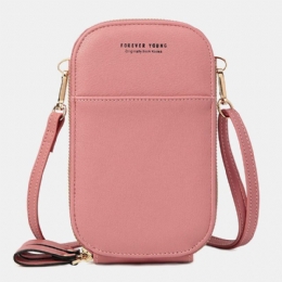 Dame Oval Ensfarge Uformell Telefonveske Crossbody-vesker Skulderveske Clutchvesker