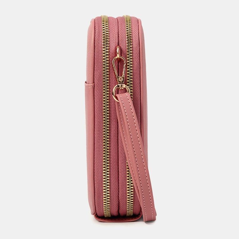 Dame Oval Ensfarge Uformell Telefonveske Crossbody-vesker Skulderveske Clutchvesker