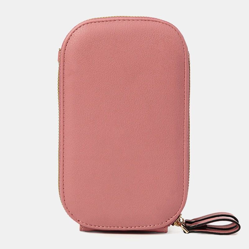 Dame Oval Ensfarge Uformell Telefonveske Crossbody-vesker Skulderveske Clutchvesker