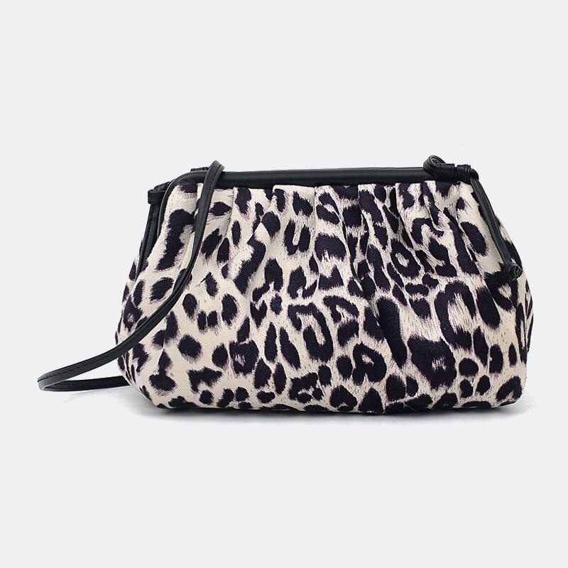 Dame Plysj Pouch Crossbody Bag Fashion Cloud Bag Skulderveske