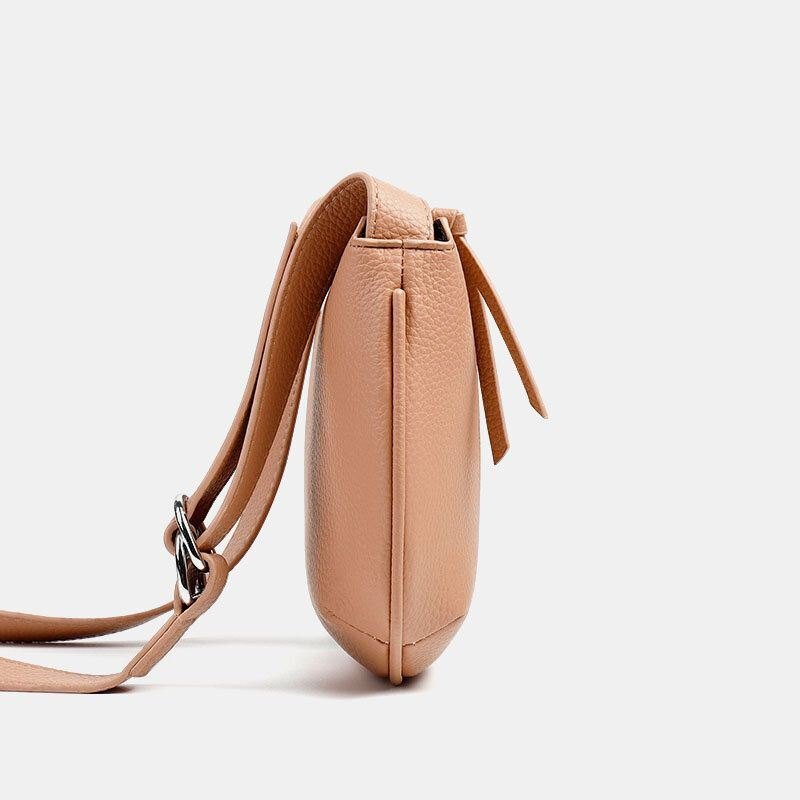 Dame Solid Pu Crossbody Bag Armhule Bag