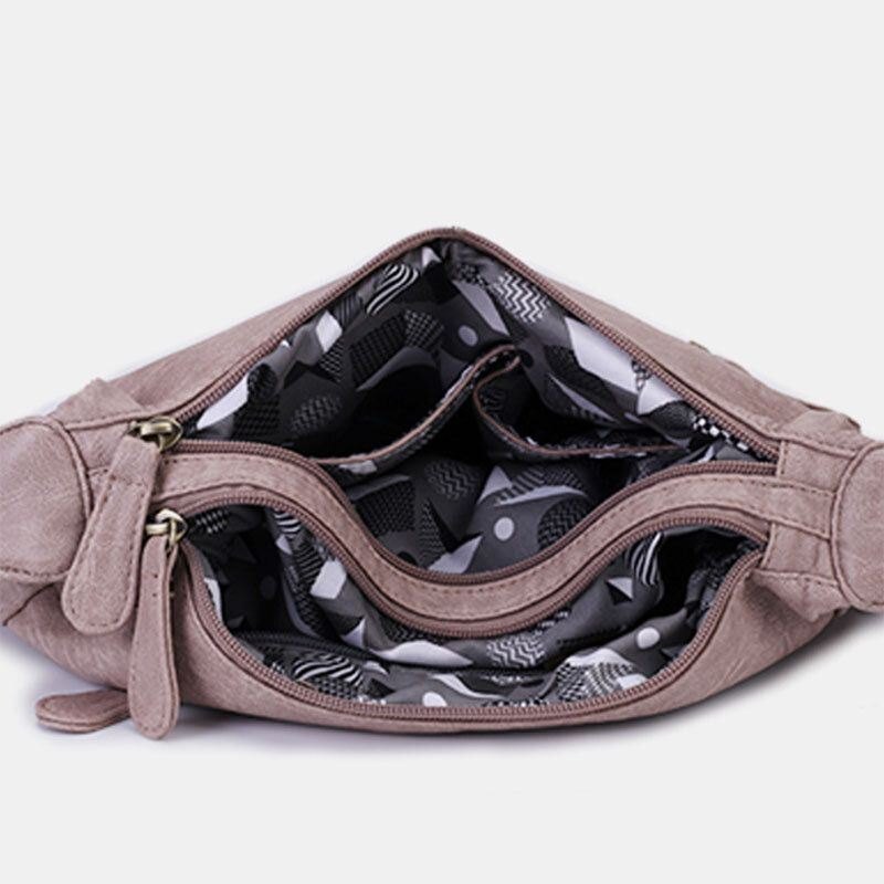 Dame Vanntett Multi-pocket Håndveske Crossbody Bag Skulderveske