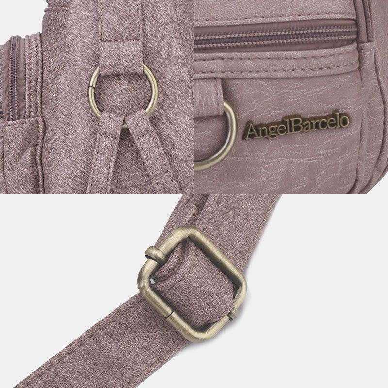 Dame Vanntett Multi-pocket Håndveske Crossbody Bag Skulderveske