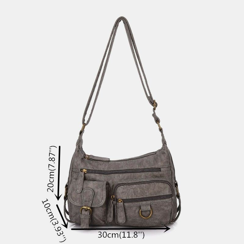 Dame Vanntett Multi-pocket Håndveske Crossbody Bag Skulderveske