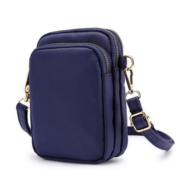 Dame Vanntett Telefonveske Nylon Midjeveske Crossbody-veske