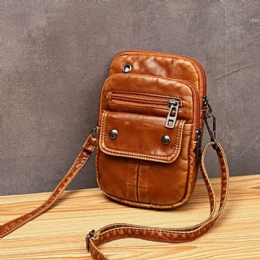 Dame Vintage Liten Skulderveske Crossbody-veske Telefonveske