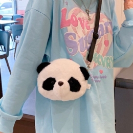 Dame Vinter 2022 Dacron Lovely Panda Crossbody Bag