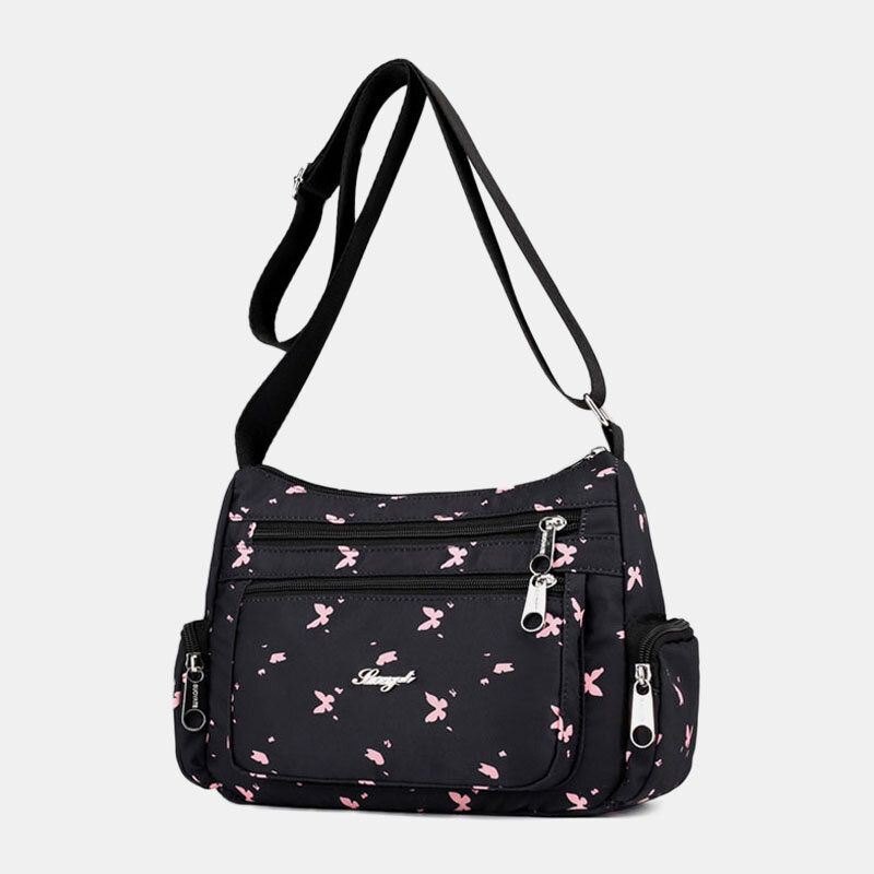 Damemote Nylon Casual Skulderveske Crossbody Bag