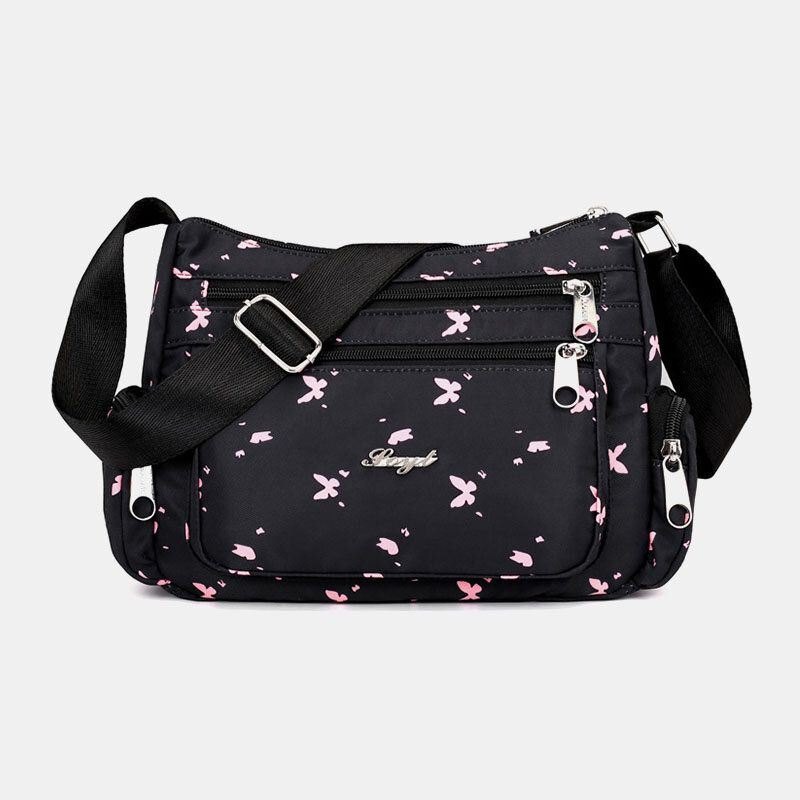 Damemote Nylon Casual Skulderveske Crossbody Bag