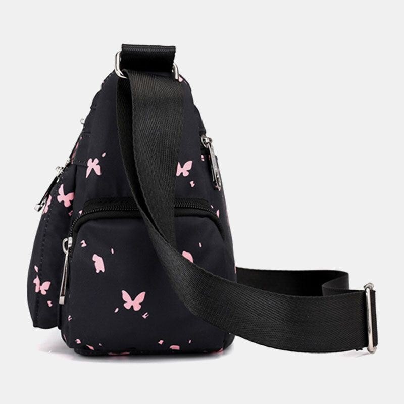 Damemote Nylon Casual Skulderveske Crossbody Bag