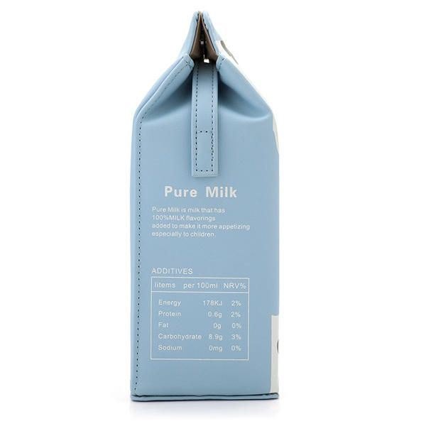 Damemote Søt Milk Box Crossbody Bag Uformelt Telefonveske