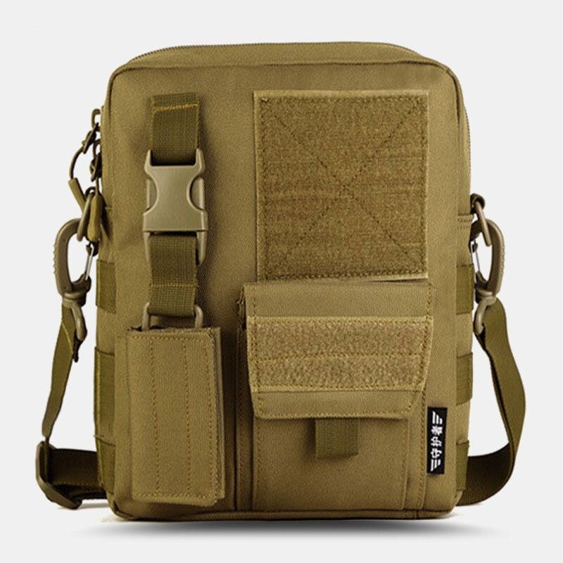 Herre Camo Pattern Multifunksjon Stor Kapasitet Utendørs Reise Taktisk Veske Crossbody Veske Skulderveske Firkantet Veske