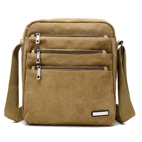 Herre Canvas Outdoor Leisure Crossbody-vesker