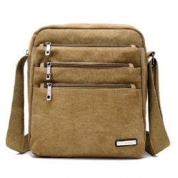 Herre Canvas Outdoor Leisure Crossbody-vesker